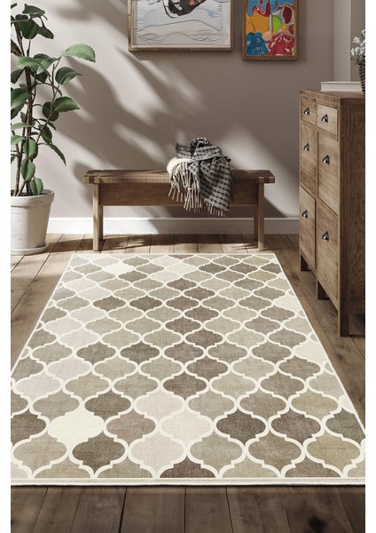 Dekoratif Özel Tasarım Yıkanabilir,ince, Kaymaz Tabanlı, Modern Halı KECE-FR62 fiyatları