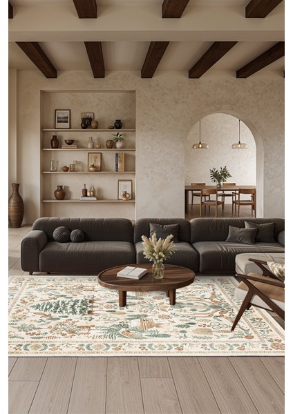 Dekoratif Özel Tasarım Yıkanabilir,ince, Kaymaz Tabanlı, Modern Halı KECE-FR77 modelleri