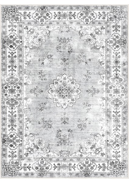 Dekoratif Özel Tasarım Yıkanabilir,ince, Kaymaz Tabanlı, Modern Halı KECE-FR79