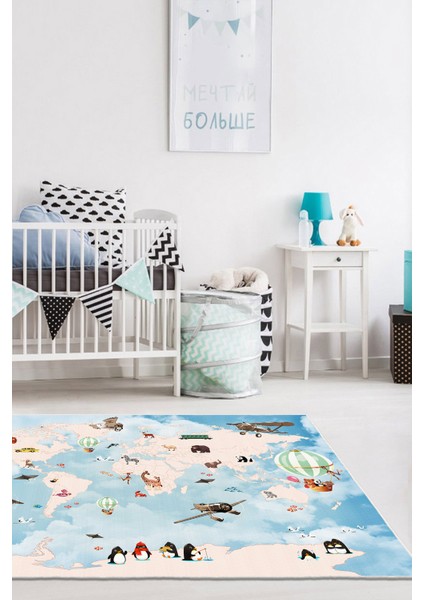 Dekoratif Özel Tasarım Yıkanabilir,ince, Kaymaz Tabanlı, Modern Halı WOOKECE1695 modelleri