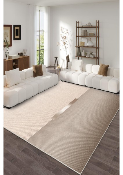 Dekoratif Özel Tasarım Yıkanabilir,ince, Kaymaz Tabanlı, Modern Halı INFKECE02