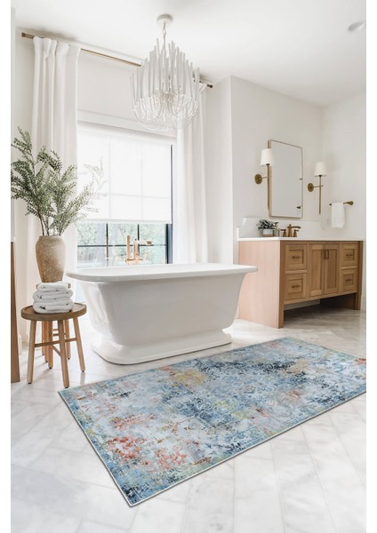 Dekoratif Özel Tasarım Yıkanabilir,ince, Kaymaz Tabanlı, Modern Halı KECE-FR102 fırsatları