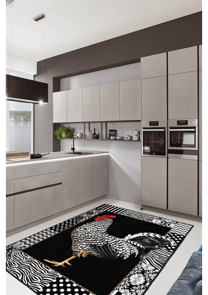 Dekoratif Özel Tasarım Yıkanabilir,ince, Kaymaz Tabanlı, Modern Halı WOOKECE1690 fırsatları