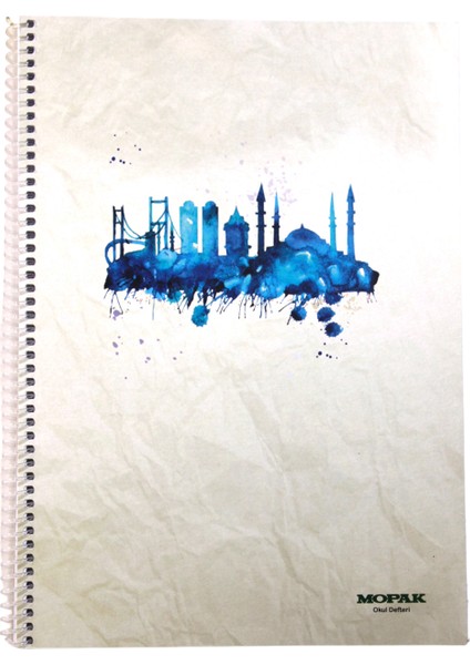 Spiralli Defter Karton Kapaklı A4 96 Yaprak Çizgili