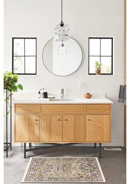 Modern Dekoratif Yıkanabilir Kaymaz Taban Halı – İnce, Yumuşak Salon Halısı, Mutfak Halısı ve Yolluk fırsatları