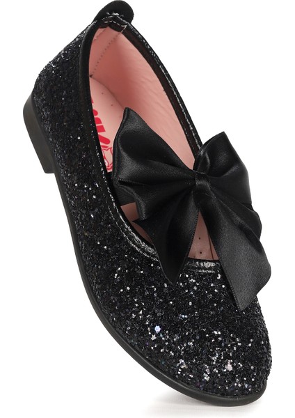 Tari Fiyonk Lastikli Kız Çocuk Babet Ayakkabı