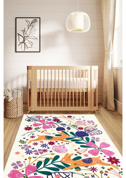 Dekoratif Özel Tasarım Yıkanabilir,ince, Kaymaz Tabanlı, Modern Halı WOOKECE1693 fırsatları