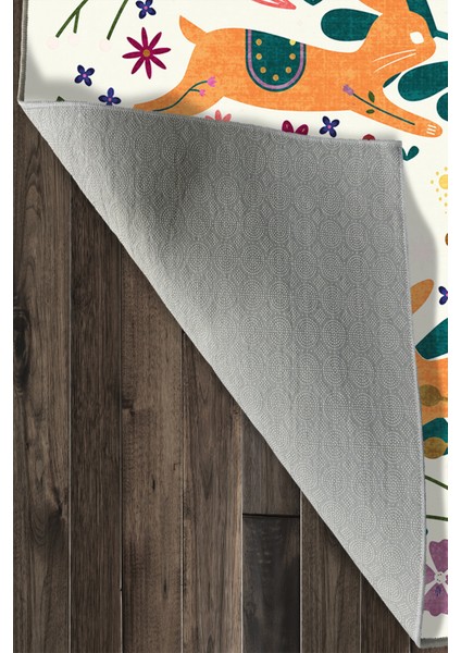 Dekoratif Özel Tasarım Yıkanabilir,ince, Kaymaz Tabanlı, Modern Halı WOOKECE1693 indirimleri