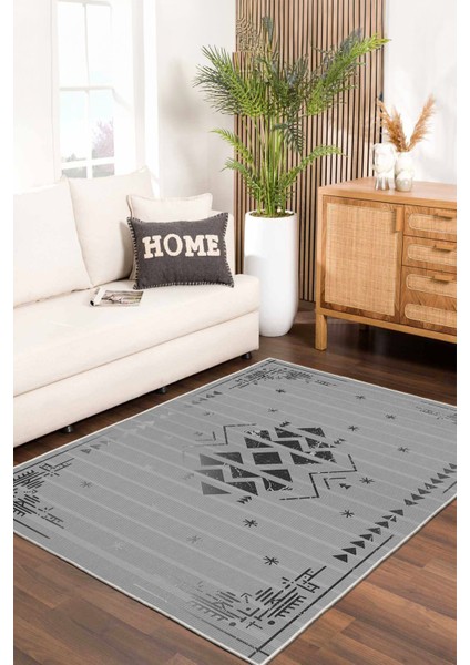 Dekoratif Özel Tasarım Yıkanabilir,ince, Kaymaz Tabanlı, Modern Halı INFKECE04