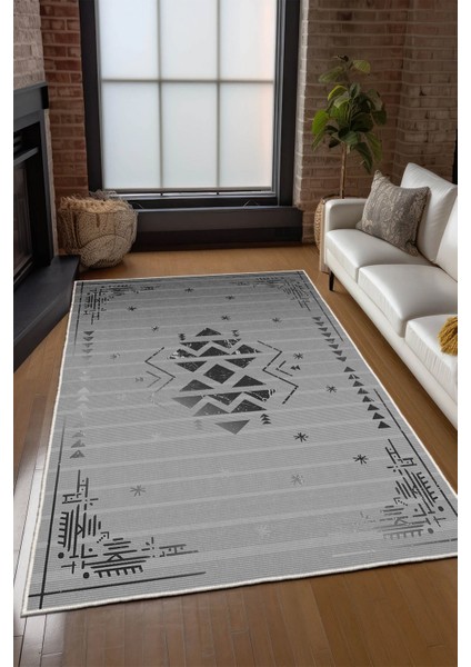 Dekoratif Özel Tasarım Yıkanabilir,ince, Kaymaz Tabanlı, Modern Halı INFKECE04