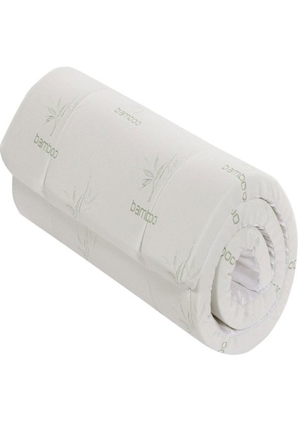 Bamboo 70X160 Visco Yatak Pedi, Yıkanabilir Kılıflı Yatak Şiltesi, Uyku Pedi, Topper