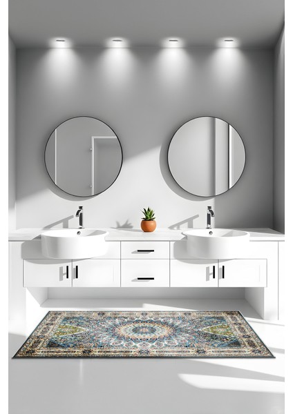 Dekoratif Özel Tasarım Yıkanabilir,ince, Kaymaz Tabanlı, Modern Halı KECE-FR11 fırsatları