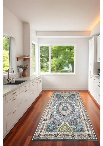 Dekoratif Özel Tasarım Yıkanabilir,ince, Kaymaz Tabanlı, Modern Halı KECE-FR11 indirimleri