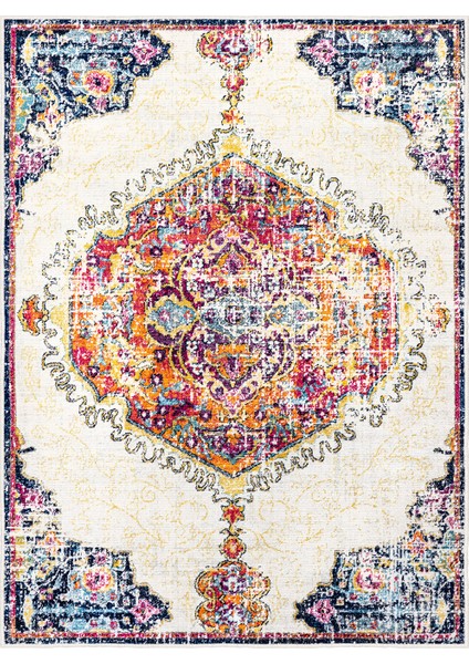 Dekoratif Özel Tasarım Yıkanabilir,ince, Kaymaz Tabanlı, Modern Halı KECE-FR74