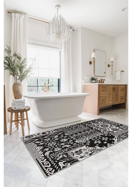 Dekoratif Özel Tasarım Yıkanabilir,ince, Kaymaz Tabanlı, Modern Halı KECE-FR89 fırsatları