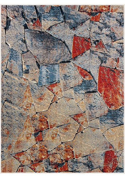 Dekoratif Özel Tasarım Yıkanabilir,ince, Kaymaz Tabanlı, Modern Halı KECE-FR90