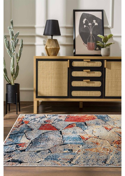 Dekoratif Özel Tasarım Yıkanabilir,ince, Kaymaz Tabanlı, Modern Halı KECE-FR90 fiyatları