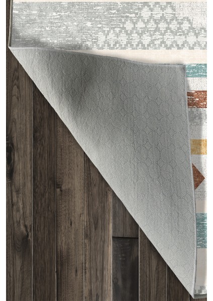 Dekoratif Özel Tasarım Yıkanabilir,ince, Kaymaz Tabanlı, Modern Halı INFKECE15 indirimleri