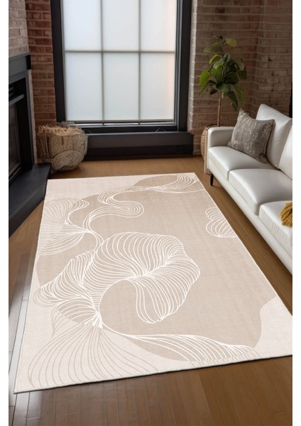 Dekoratif Özel Tasarım Yıkanabilir,ince, Kaymaz Tabanlı, Modern Halı INFKECE19 fırsatları