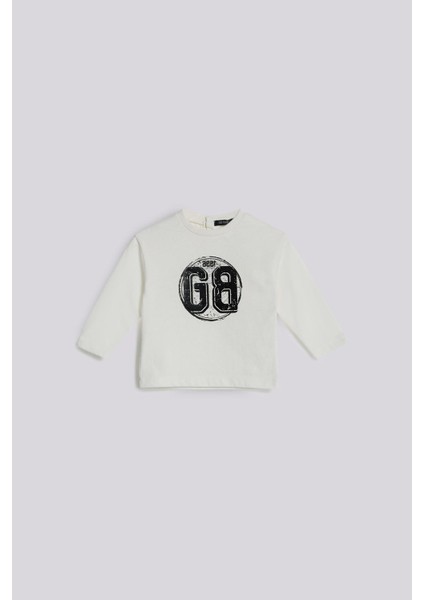 Bg Store Erkek Bebek Ekru Tshirt