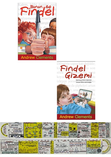 Bunun Adı Findel / Findel Gizemi / 2 Kitap Set (Matematik Öğreten Cetvel) - Andrew Clements