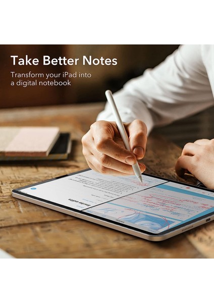 Kağıt Hissi Mıknatıslı Çıkarılabilir 10.2 Ekran Koruyucu Pro 13 2024 Mat Ekran Koruyucu Çizim ve Yazma Ince Nano Air 4-5 10.9 Ekran Koruyucu Paper Hissi (Apple iPad 10.2 Paper)