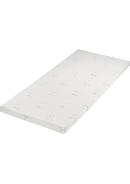 Bamboo 70X140 Visco Yatak Pedi, Yıkanabilir Kılıflı Yatak Şiltesi, Uyku Pedi, Topper