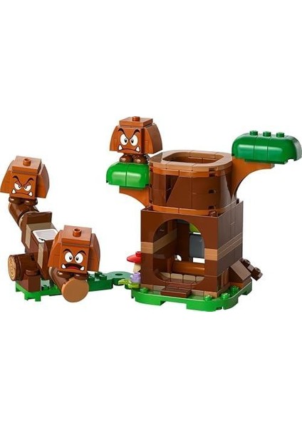 (173 Parça) Yapım Seti Macerası Oyuncak Yaratıcı Nintendo® Için Koleksiyonluk ve Üzeri 71433-7 Yaş Oyun Parkı Mario™ Goomba Super Yeni
