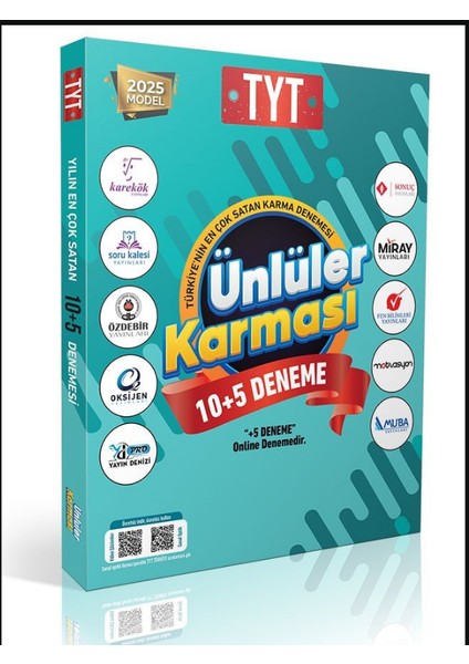 Tyt 10+5 Genel Deneme 2025 Basım