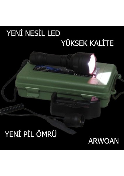 Yeni Nesil Ledli Yüksek Kaliteli Tüfek Feneri