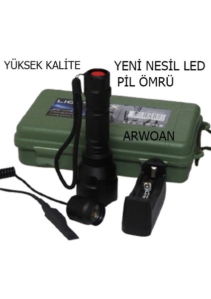 Yeni Nesil Ledli Yüksek Kaliteli Tüfek Feneri