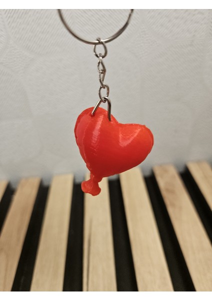 Sevgiliye Özel Kalpli Balon Anahtarlık (5'li Set) fırsatları