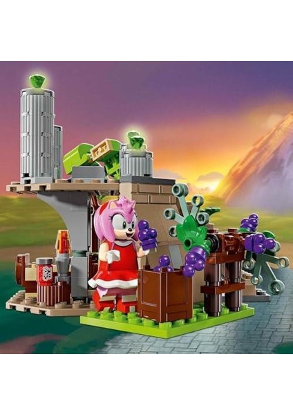 Sonic The Hedgehog Knuckles ve Master Emerald Tapınağı 76998 – 8 Yaş ve Üzeri Çocuklar Için Video Oyunu Karakterleri Içeren Yaratıcı Oyuncak Yapım Seti (325 Parça)