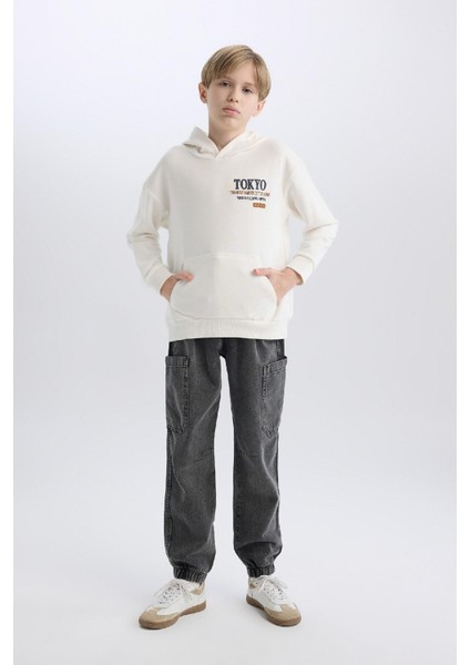 Erkek Çocuk Jogger Fit Jean Pantolon D7037A825SP
