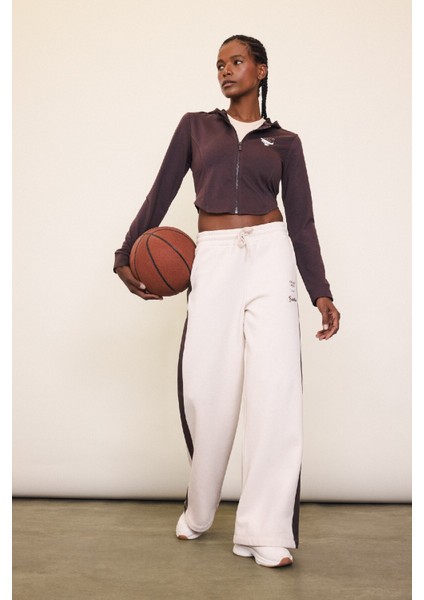 Fit NBA Chicago Bulls Eşofman Altı Wide Leg Geniş Bol Paça Standart Boy D6129AX25SP