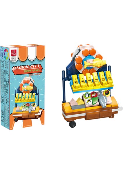 Jıestar Mini Bina Modeli Yapı Oyuncak Model Yapma Seti 104 Parça (Yurt Dışından)
