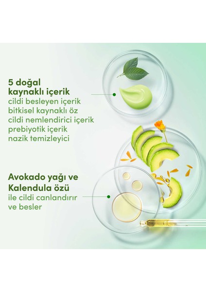 Nemlendirici Duş Jeli Avokado Yağı ve Kalendula Özü 450 ml X3