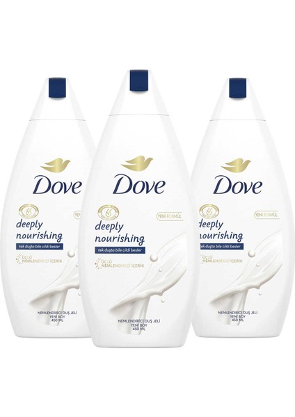 Nemlendirici Duş Jeli Deeply Nourishing 450 ml X3 fiyatları