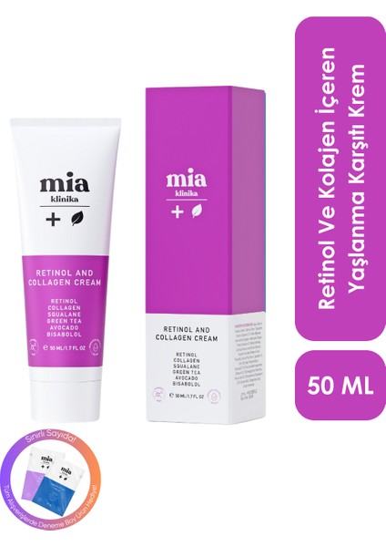 Cilt Yenileyici ve Yaşlanm Karşıtı Retinol Kolajen Krem