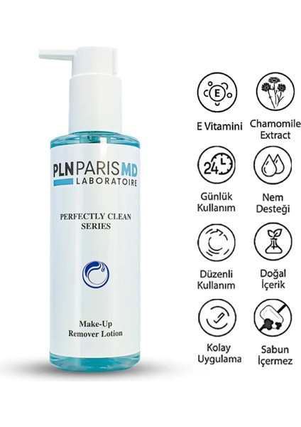 Makyaj Temizleme Losyonu Tüm Cilt Tipleri / Perfectly Clean Make Up Remover Lotion 200ML