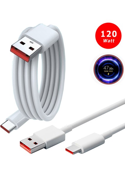 120 Watt Hızlı Şarj Aleti ve USB Kablosu Turbo Şarj Yazısı Çıkar Xiaomi fiyatları