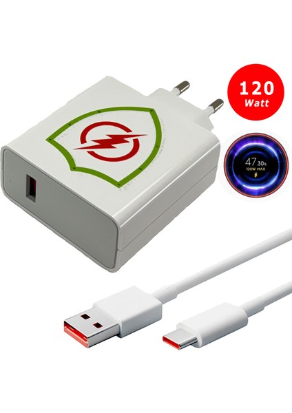 120 Watt Hızlı Şarj Aleti ve USB Kablosu Turbo Şarj Yazısı Çıkar Xiaomi indirimleri