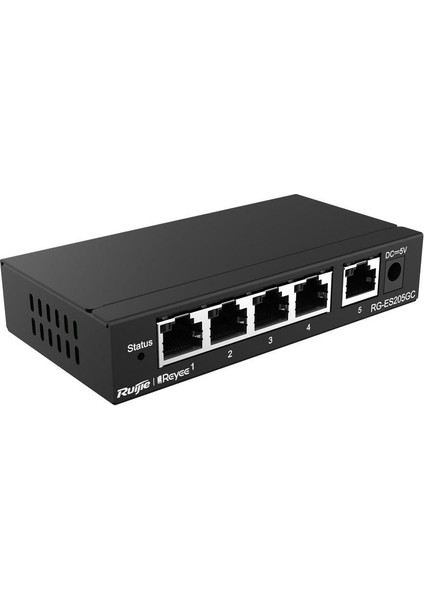 Ruıjıe Reyee RG-ES205GC 5ge Port L2 Yönetilebilir Switch