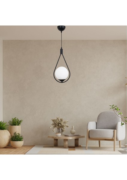 Yıldız Home Damla Uyum Siyah-Beyaz Camlı Avize fiyatları