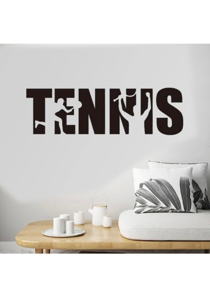 1 Parça Duvar Sticker Yaratıcı Ingilizce Tenis Yatak Odası Spor Salonu Duvar Çıkartması