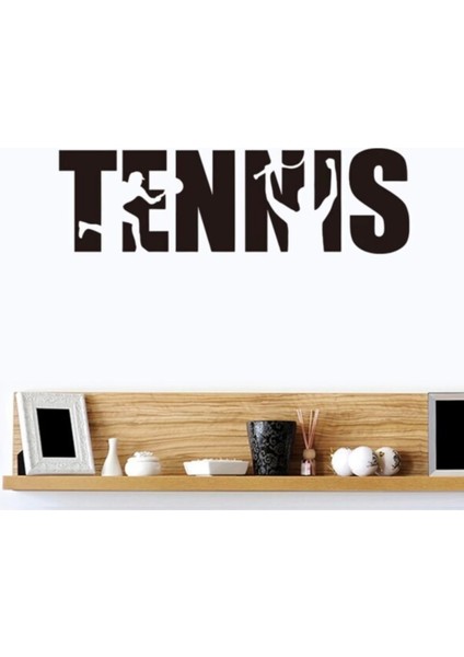 1 Parça Duvar Sticker Yaratıcı Ingilizce Tenis Yatak Odası Spor Salonu Duvar Çıkartması