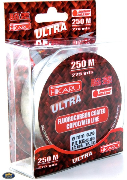 Hıkaru Ultra Floro Carbon 250MT 0,16MM Made In Japon