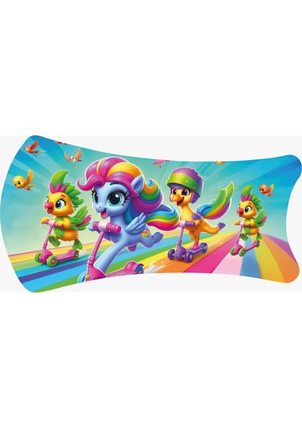Swing Işıklı 3 Tekerlekli Scooter Pembe
