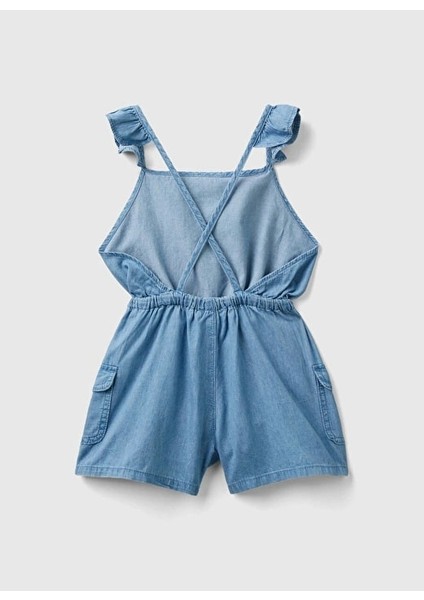 Unıted Colors Of Benetton Kız Bebek Tulum 4DHJGT00F modelleri