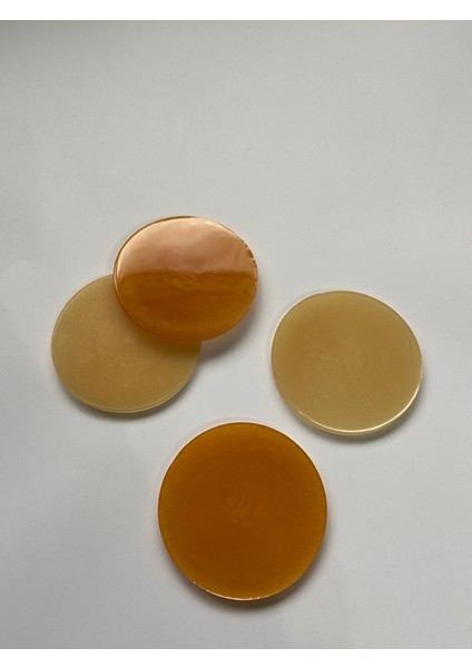 El Yapımı Epoksi Bardak Altlığı Seti (4’lü) – 7.5 cm modelleri